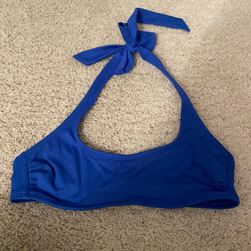 Target bikini top, Royal blue, halter kneck